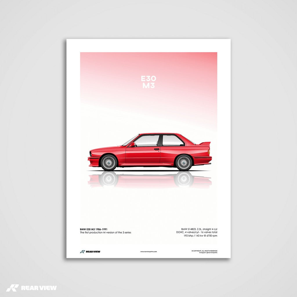 Pioneer of Class - E30 M3 Art Print