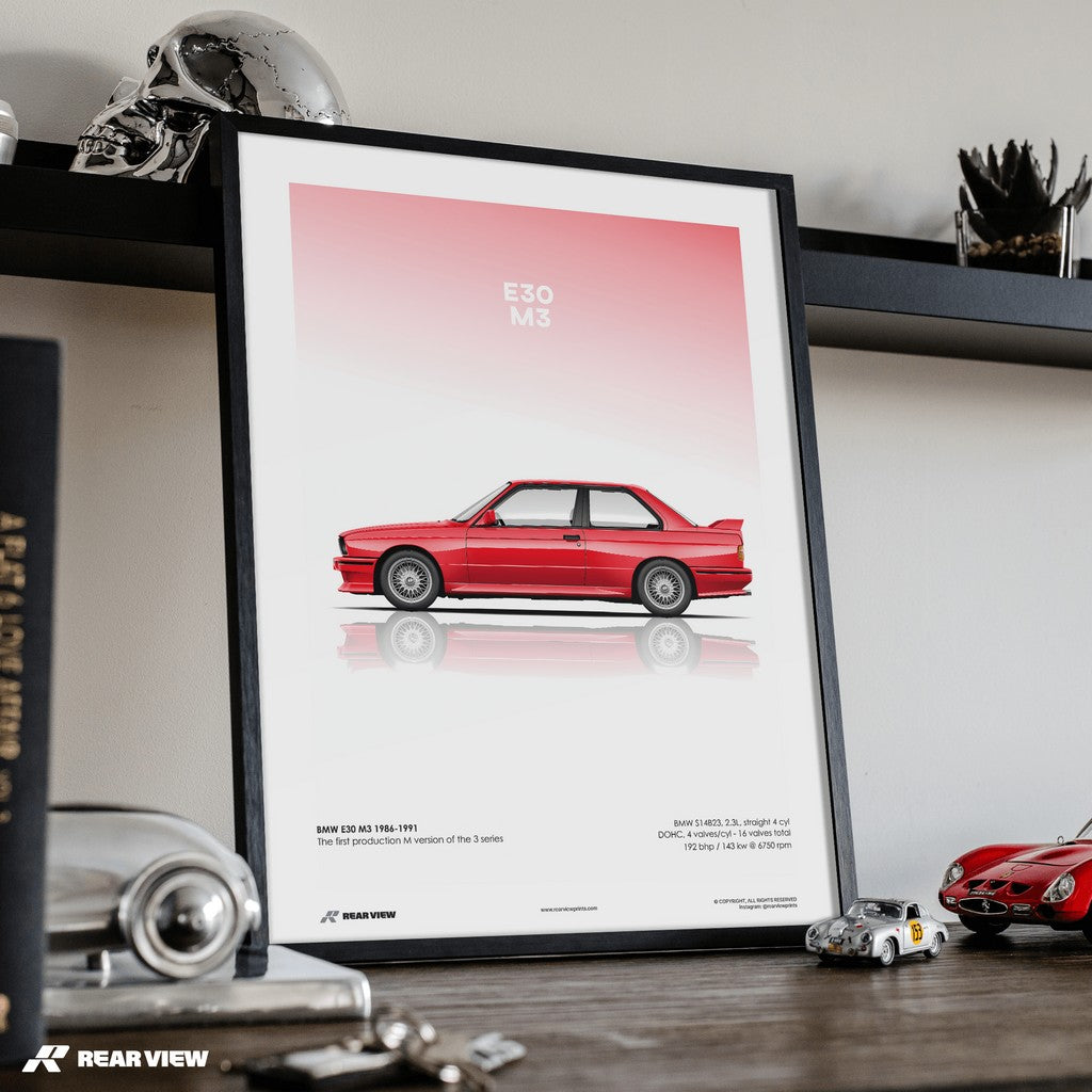 رائد الطبقة - طباعة فنية E30 M3