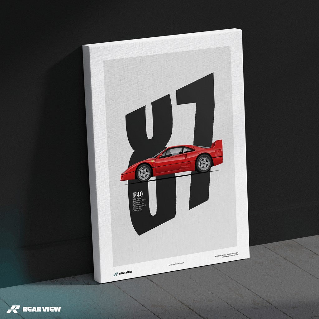 Enzo’s Legacy - F40 Art Print