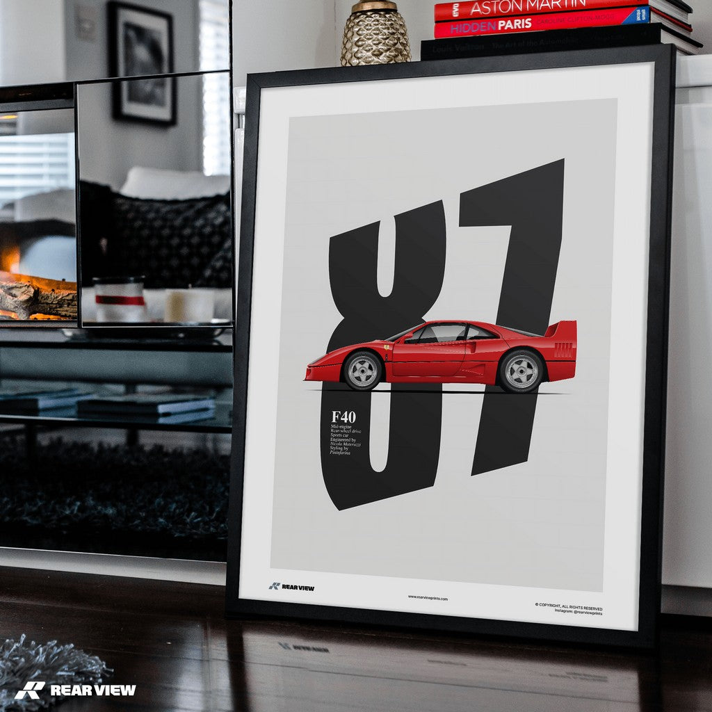 Enzo’s Legacy - F40 Art Print