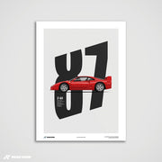 Enzo’s Legacy - F40 Art Print