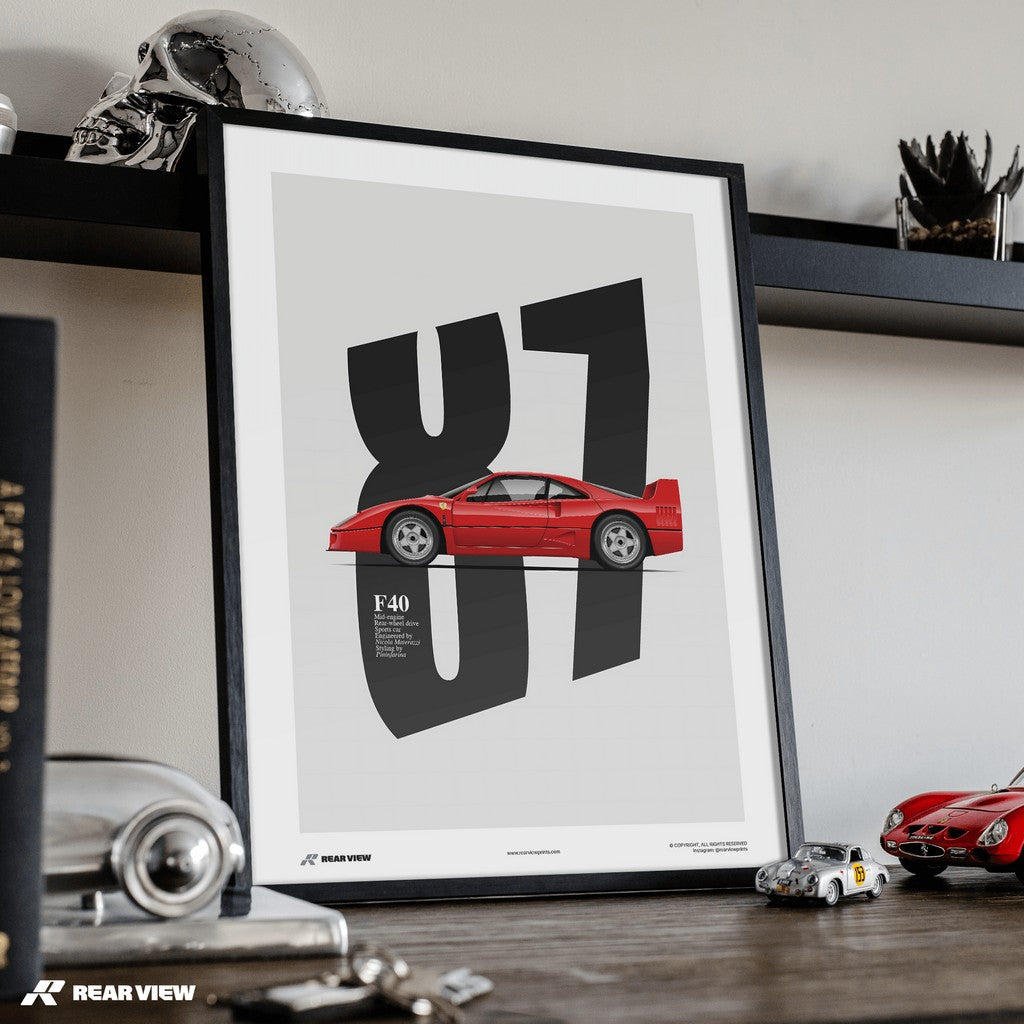 Enzo’s Legacy - F40 Art Print