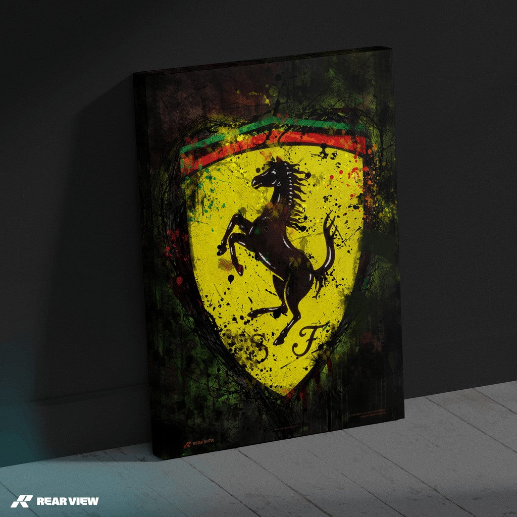 Prancing Force – Stallion Emblem Art Print