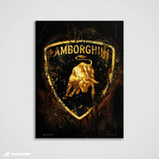 Bull Charge – Rampant Crest Art Print