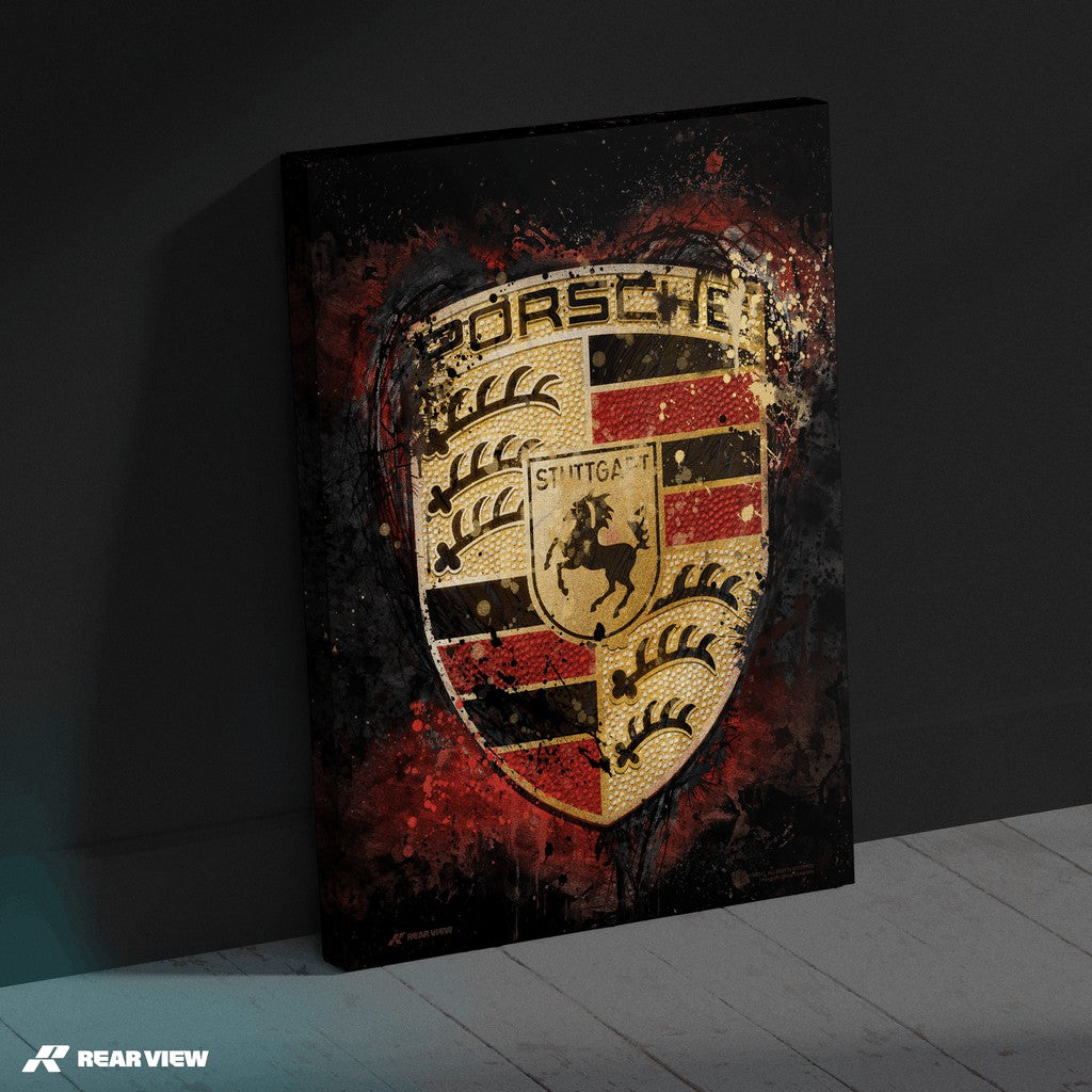 Redline Royalty – Stuttgart Crest Art Print