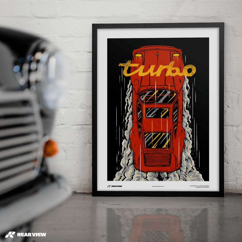 Rustic Gloss – 911 Turbo Art Print