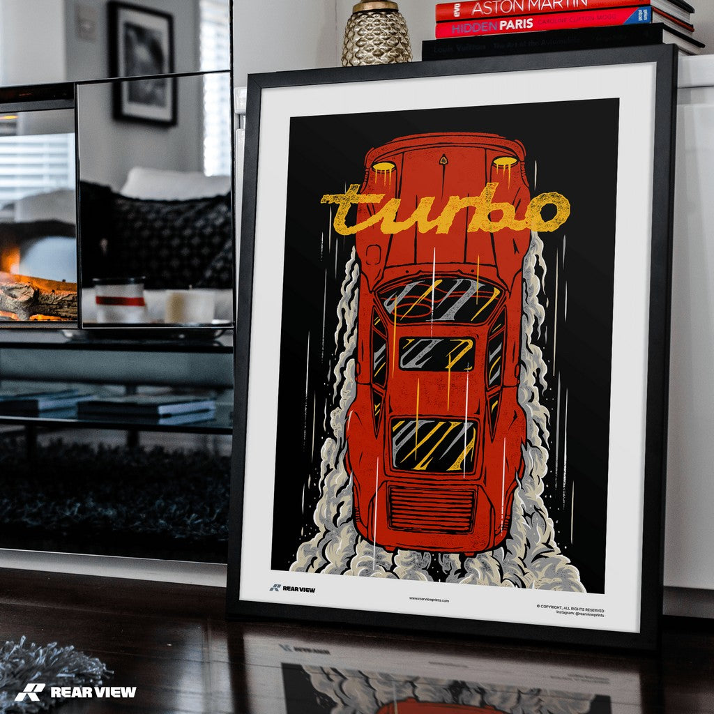 Rustic Gloss – 911 Turbo Art Print