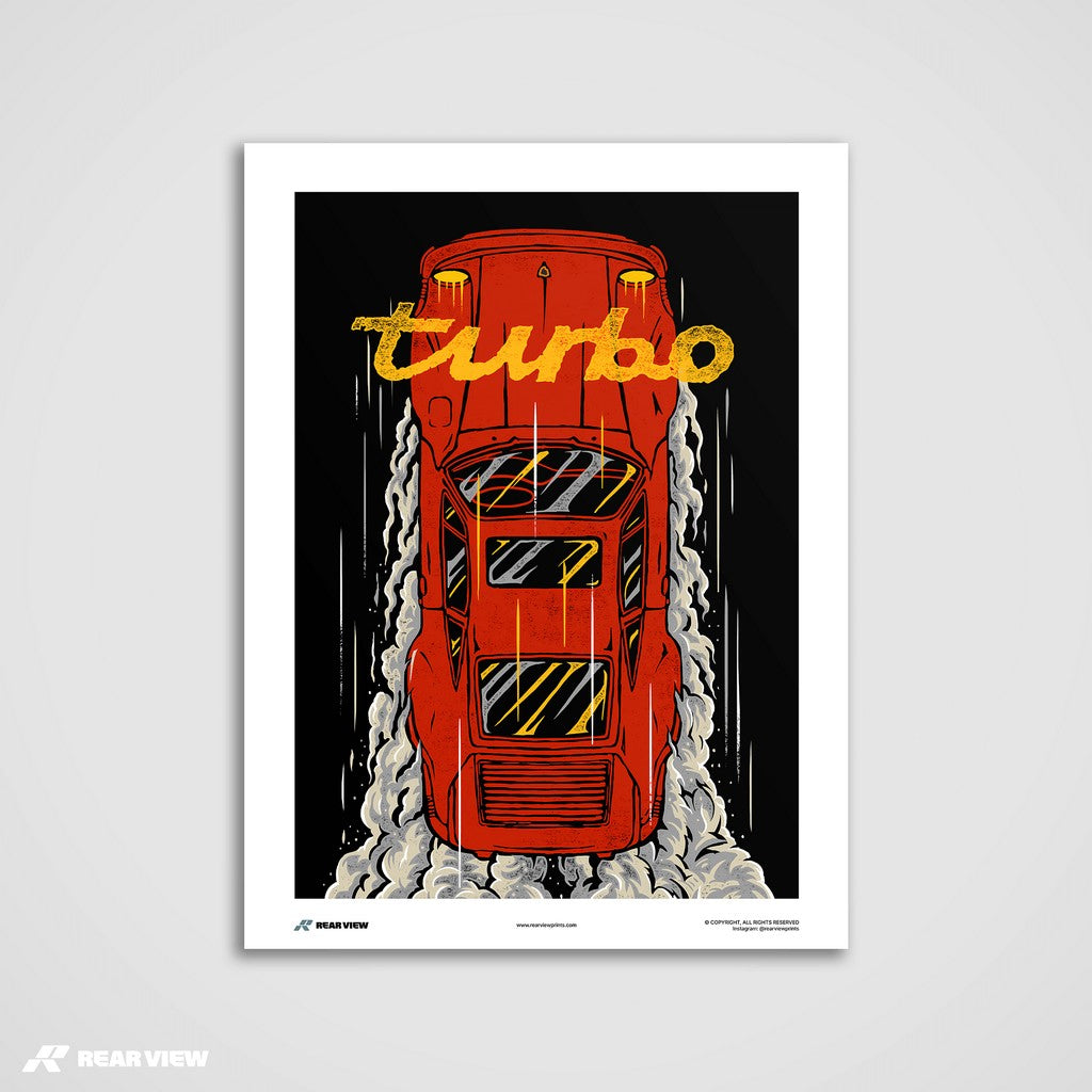 Rustic Gloss – 911 Turbo Art Print