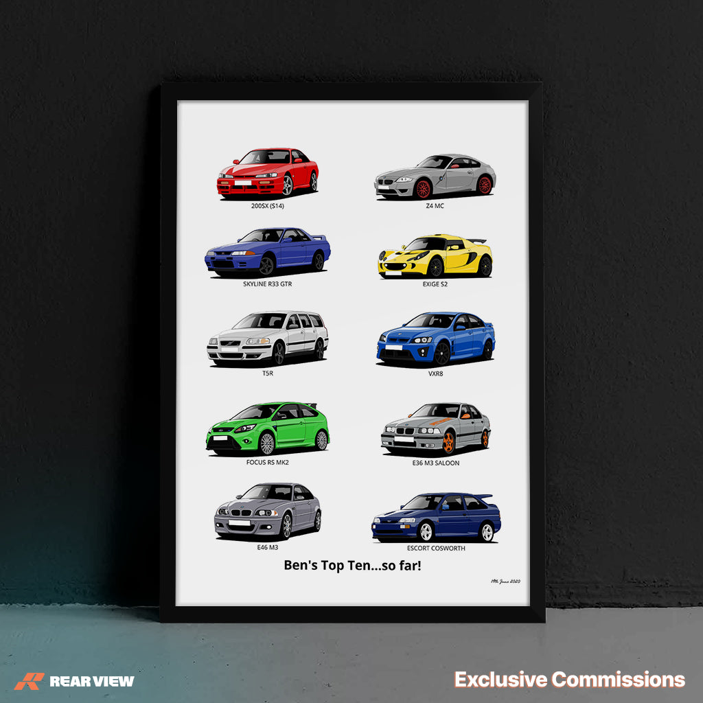 Illustrate My Ride - My Car History
