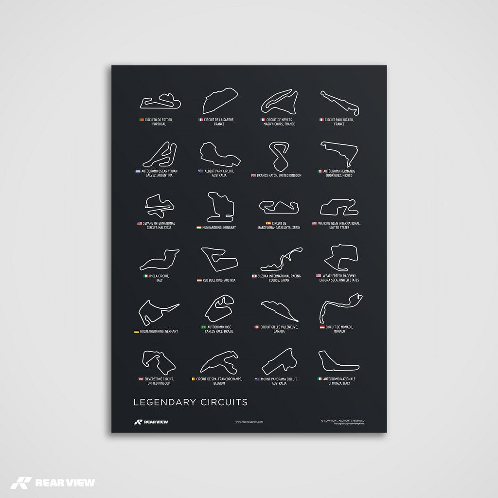 Legendary Circuits - GP Art Print