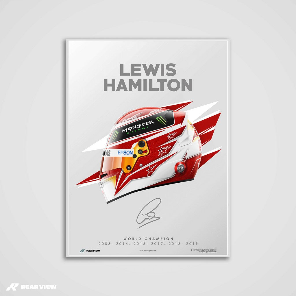 Winning Style – Champion Helmet Art Print