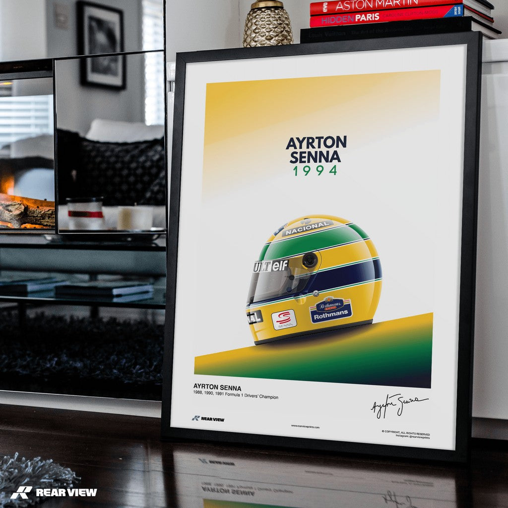 Beco’s Helmet - Senna Art Print