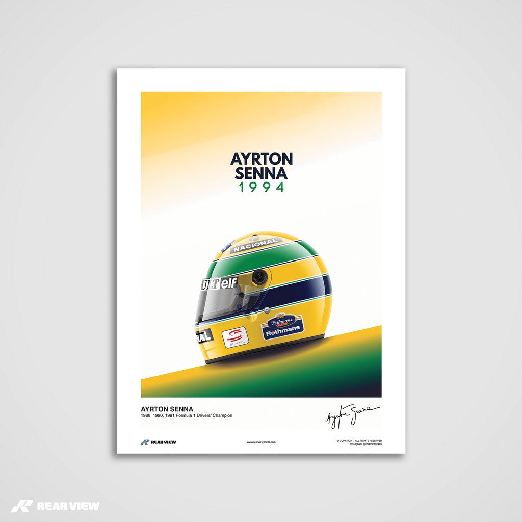 Beco’s Helmet - Senna Art Print