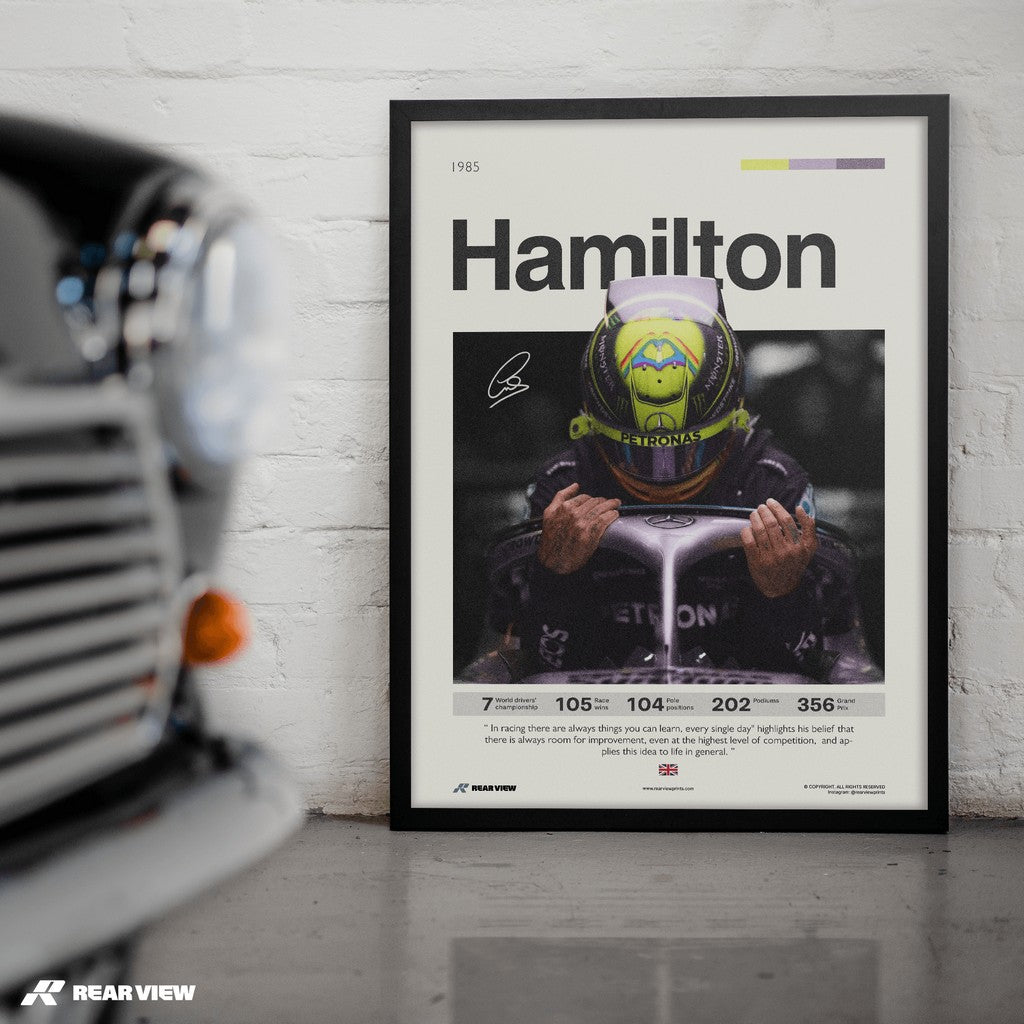 Racing Spirit - Hamilton Art Print