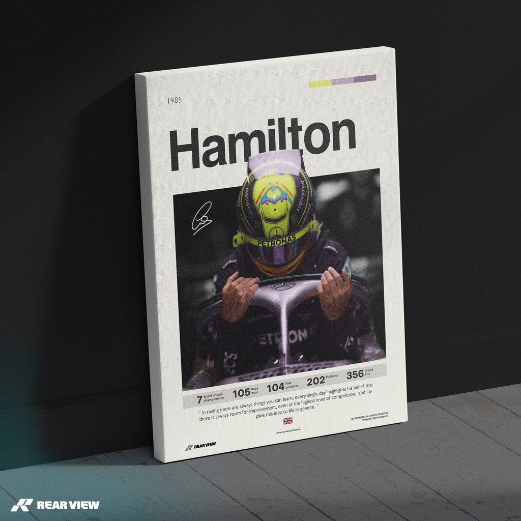 Racing Spirit - Hamilton Art Print
