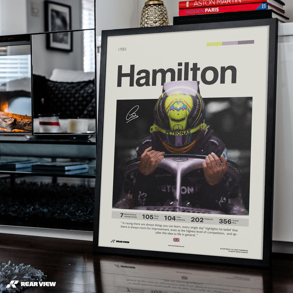 Racing Spirit - Hamilton Art Print