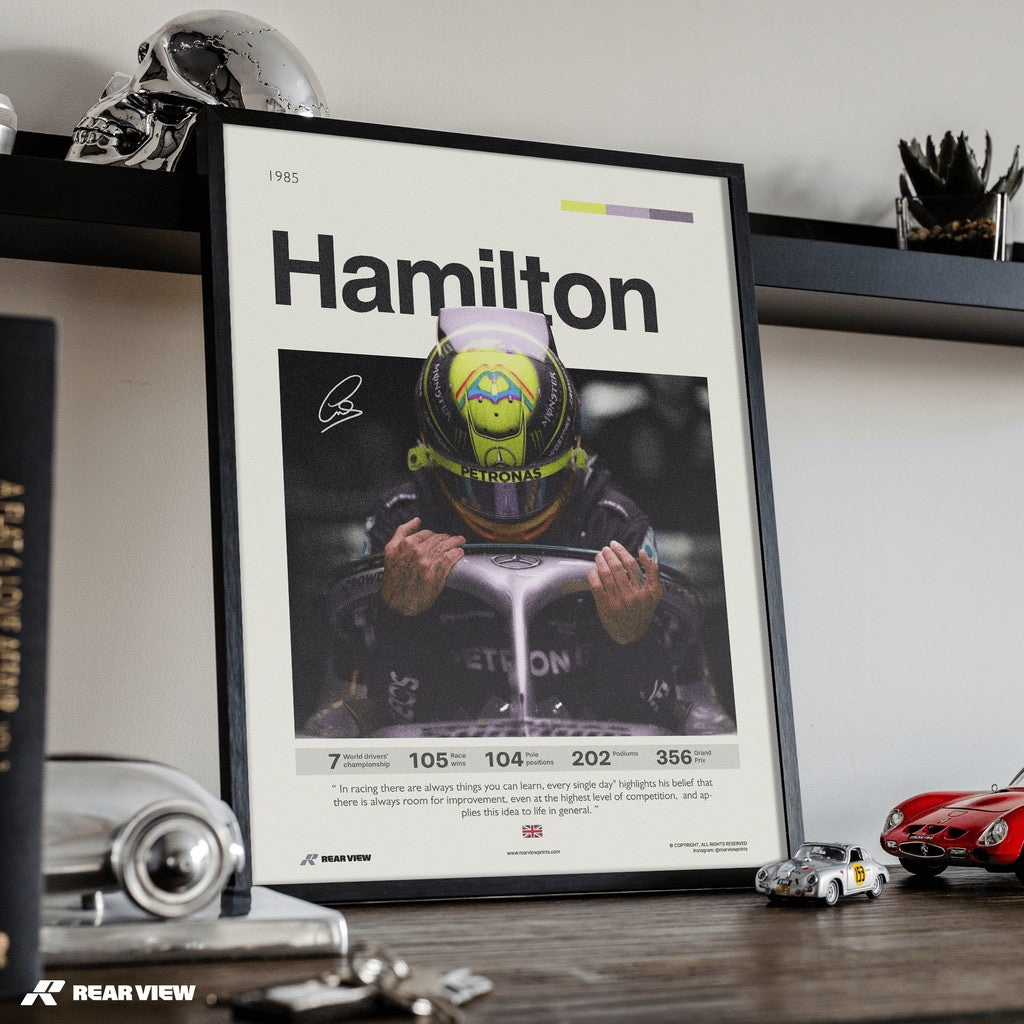 Racing Spirit - Hamilton Art Print