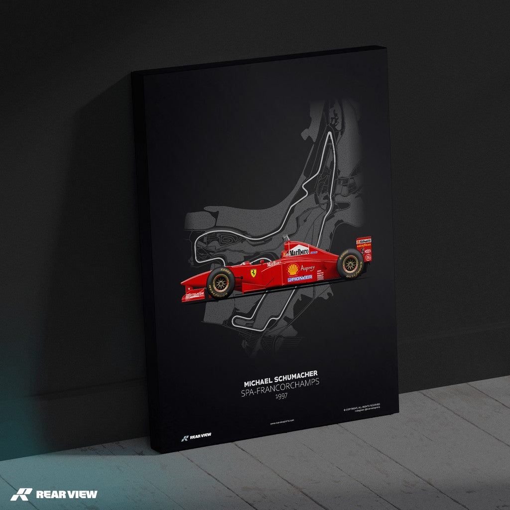 The Spa Schumacher Connection - F310 Art Print