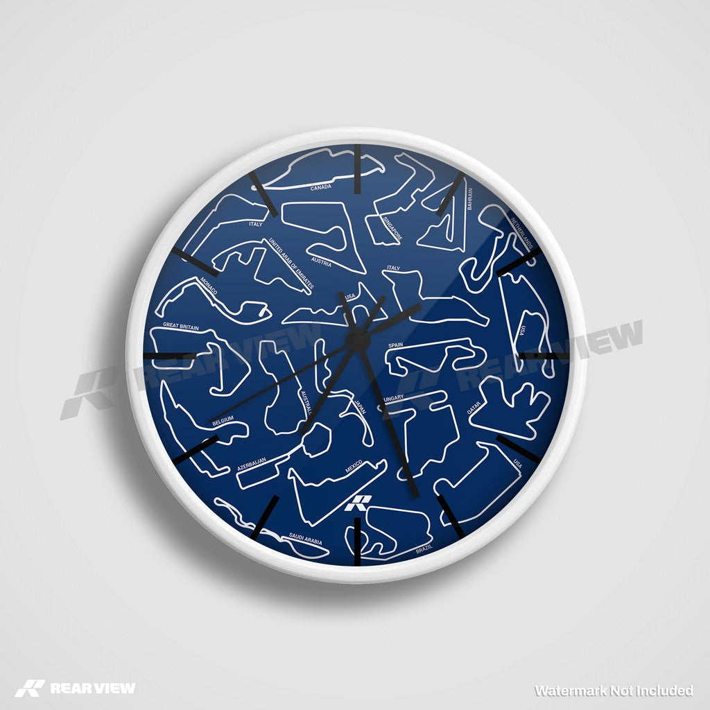 F1 Race Track Blue - Lightweight Dial Edition