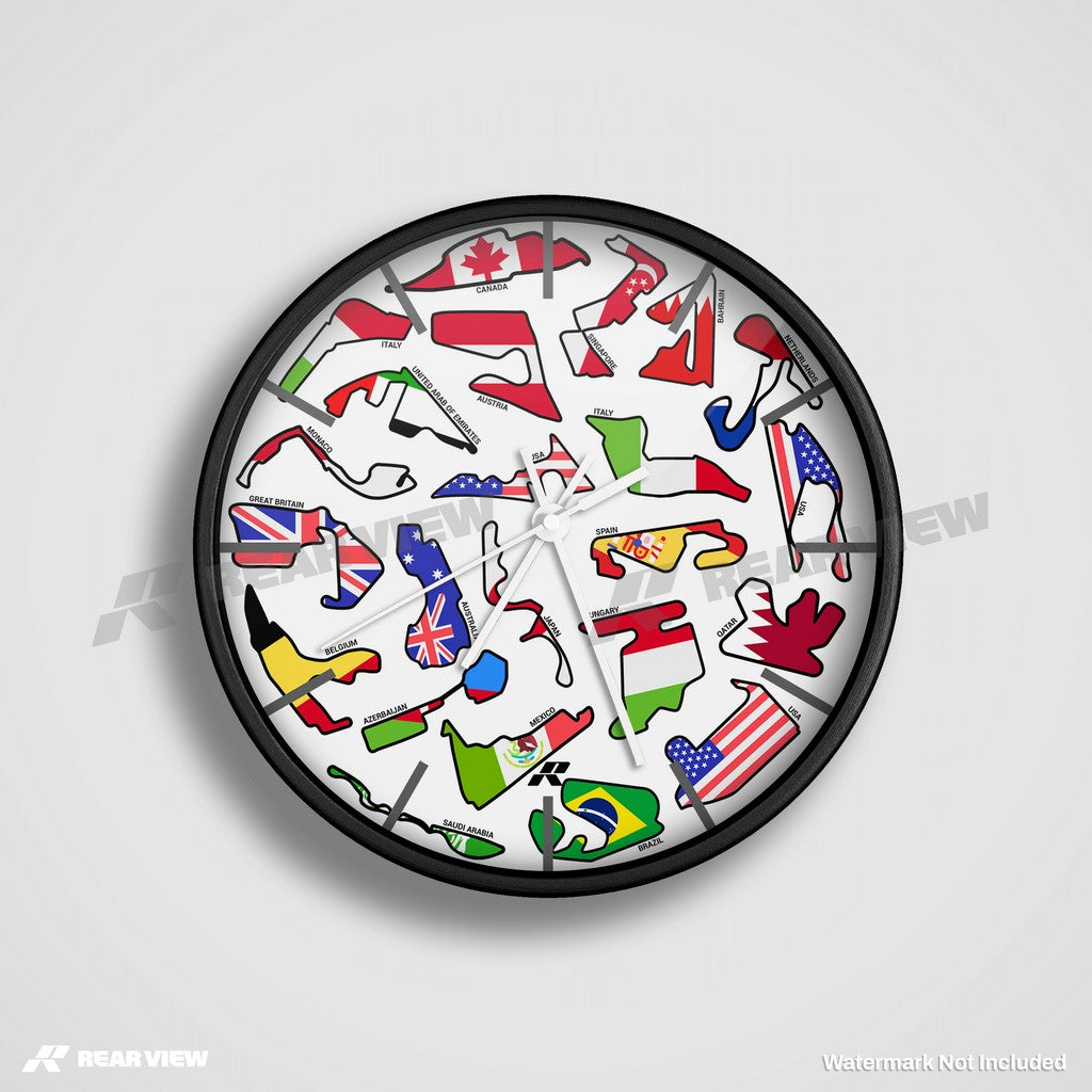 F1 Race Track - Clock