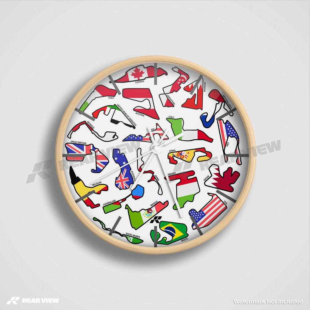 F1 Race Track - Clock