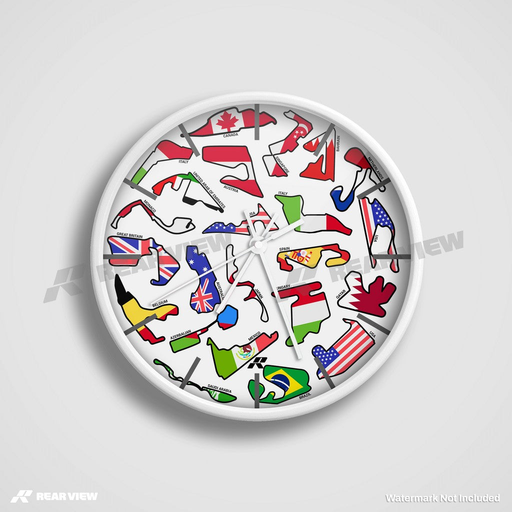 F1 Race Track - Clock