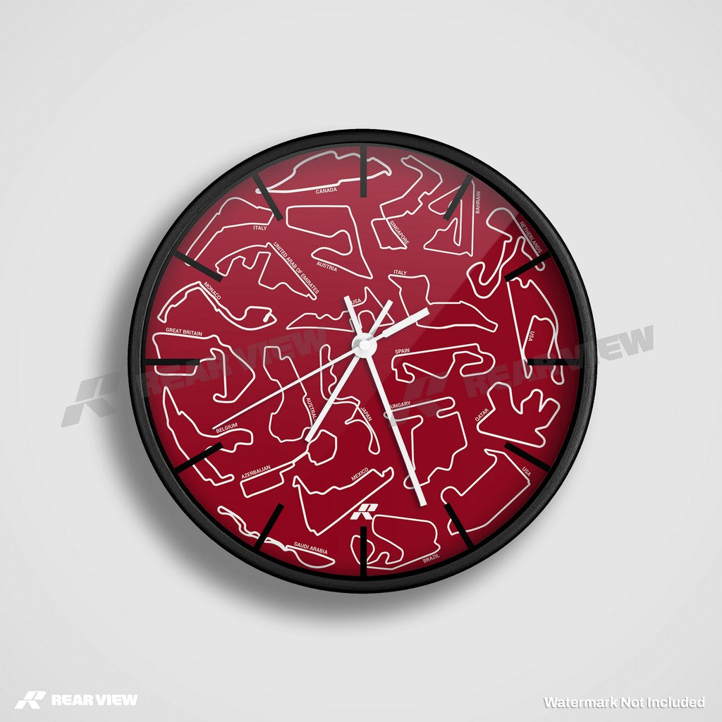 F1 Race Track Red - Lightweight Dial Edition