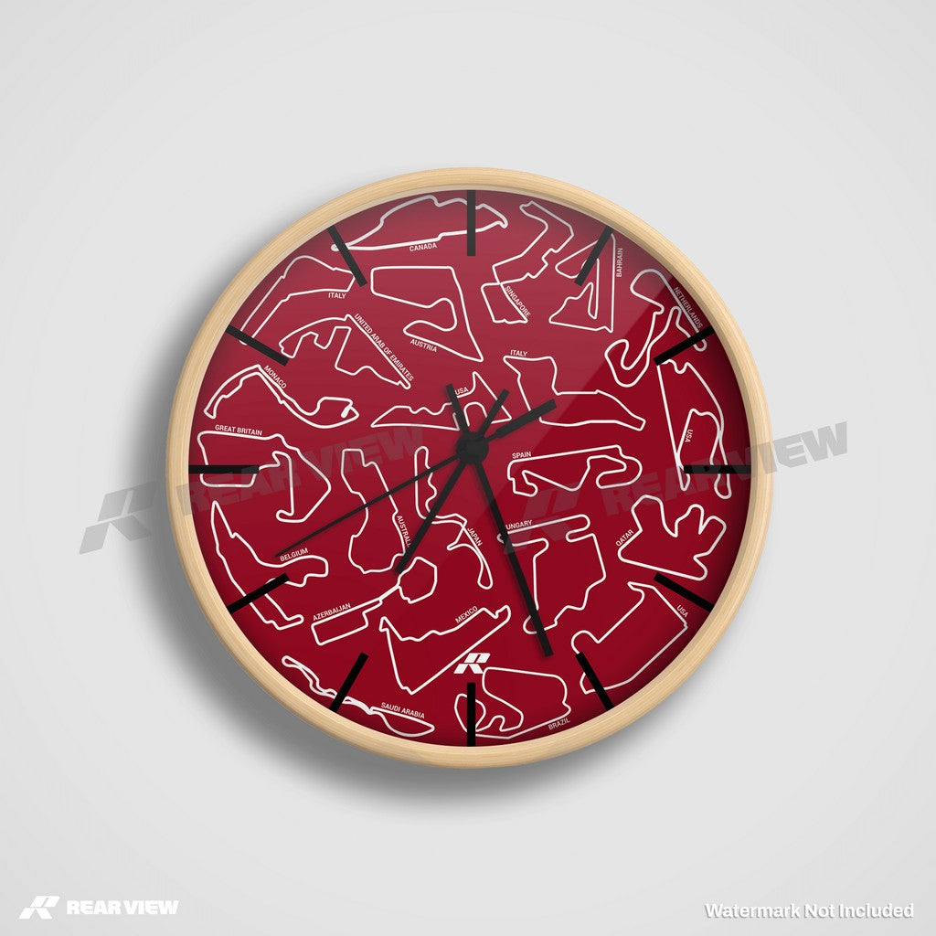 F1 Race Track Red - Lightweight Dial Edition