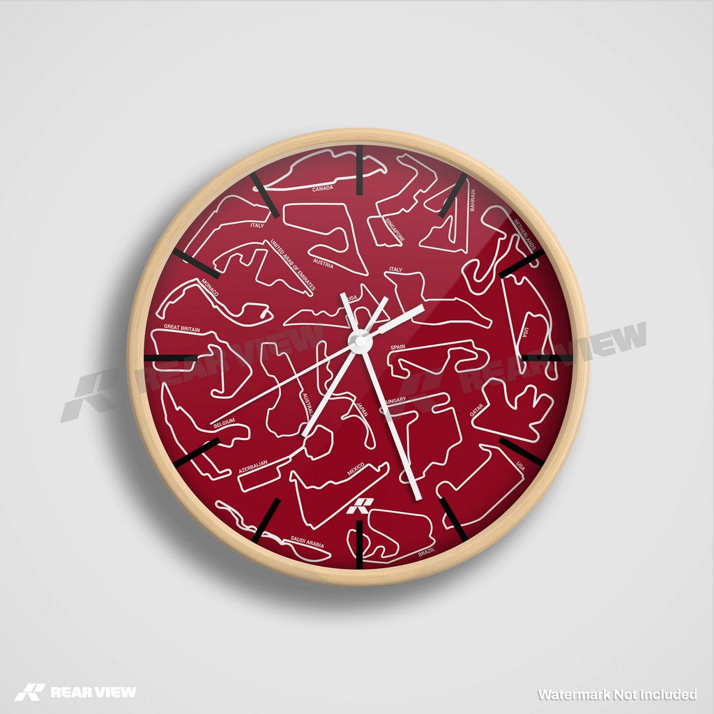F1 Race Track Red - Lightweight Dial Edition
