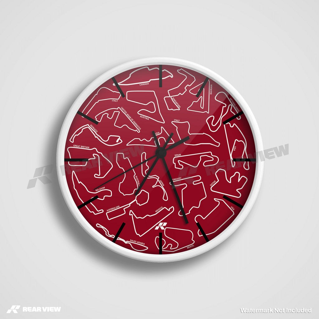 F1 Race Track Red - Lightweight Dial Edition