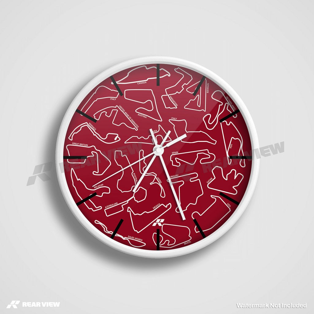 F1 Race Track Red - Lightweight Dial Edition