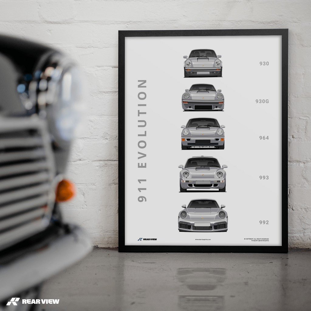 Legacy Lineup – 911 Evolution Art Print