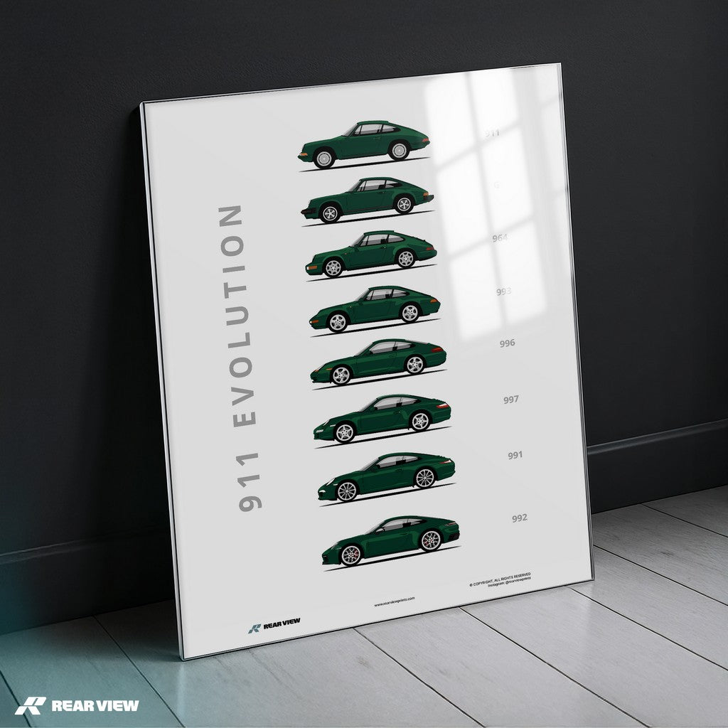 911 - Auto Kunstdruck