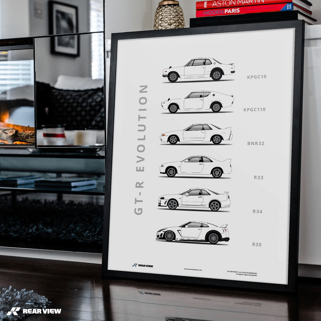 Skyline GT-R - Auto Kunstdruck