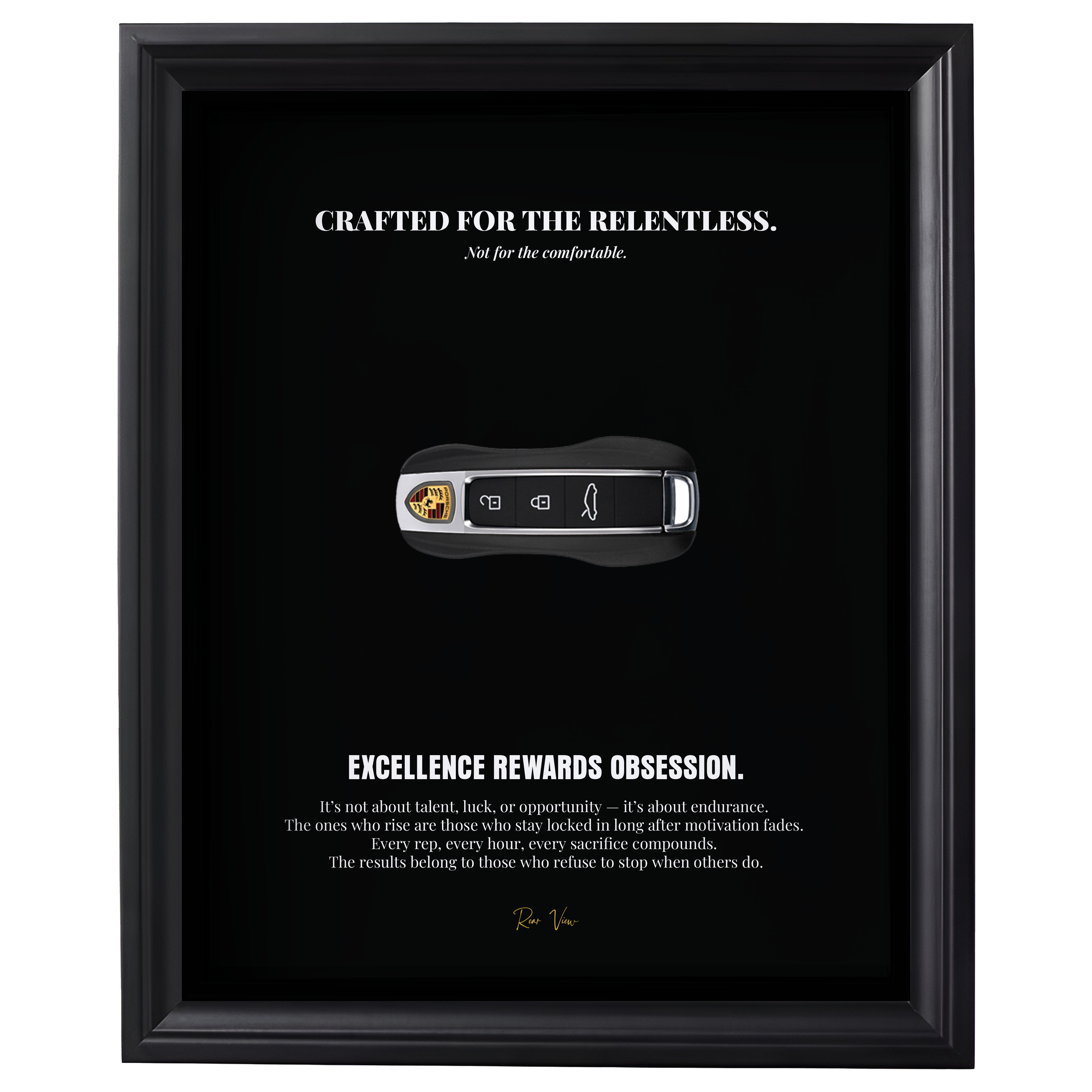 German Sports Car Key Art – Handcrafted Edition