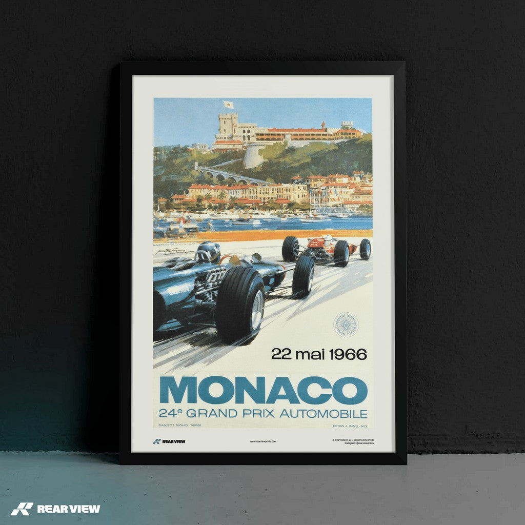 Vintage Grand Prix 1966 - Monaco Kunstdruck