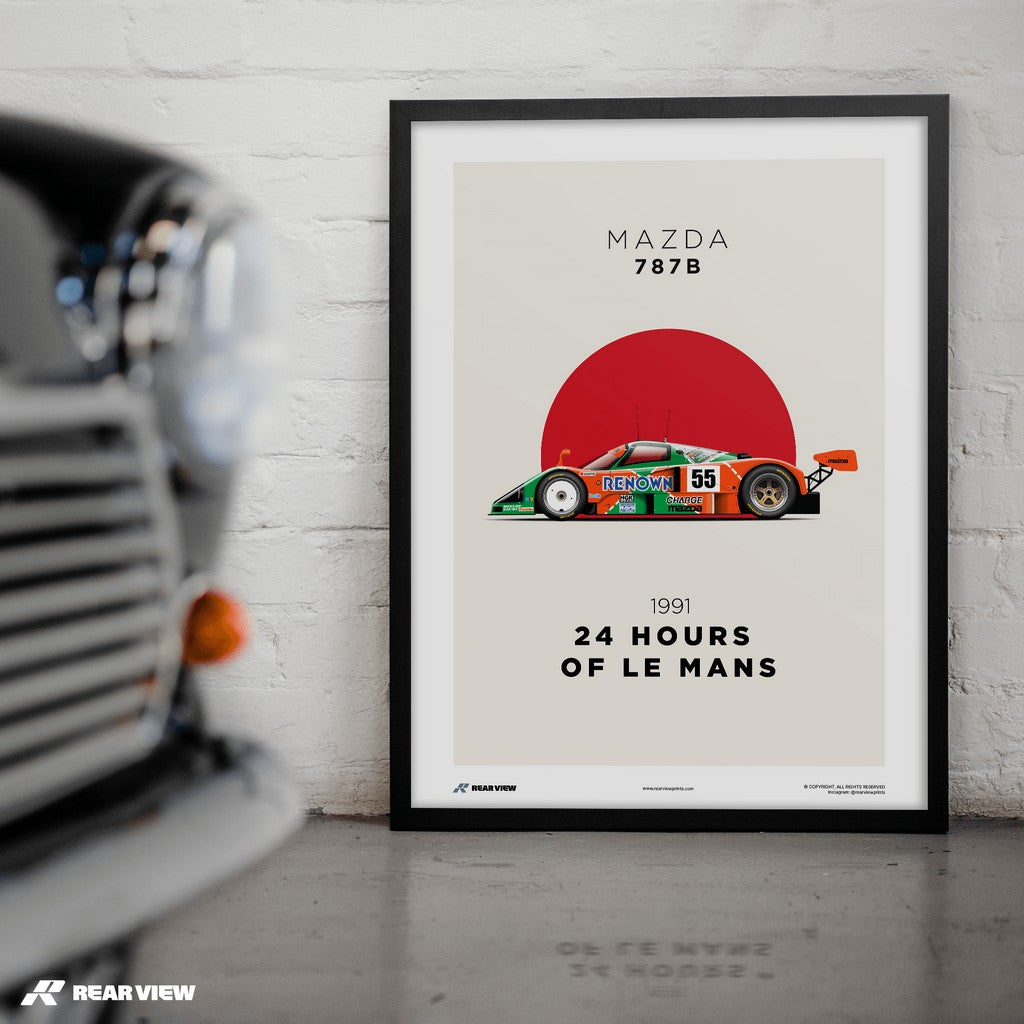 Geschenk aus dem Osten – 787b Mazda Kunstdruck