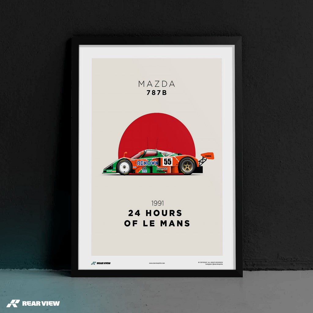 Geschenk aus dem Osten – 787b Mazda Kunstdruck