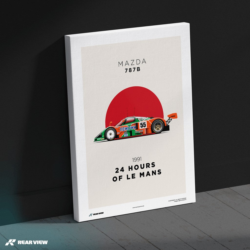 Geschenk aus dem Osten – 787b Mazda Kunstdruck