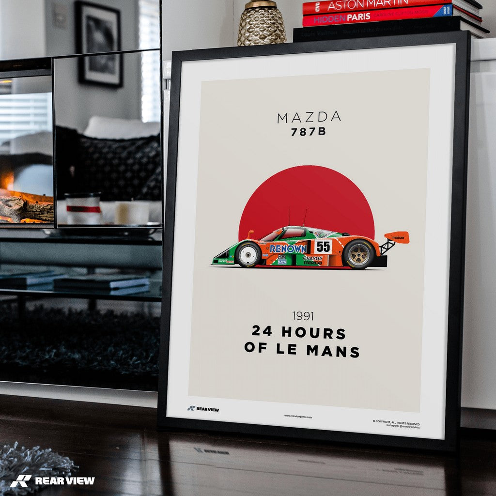 Geschenk aus dem Osten – 787b Mazda Kunstdruck