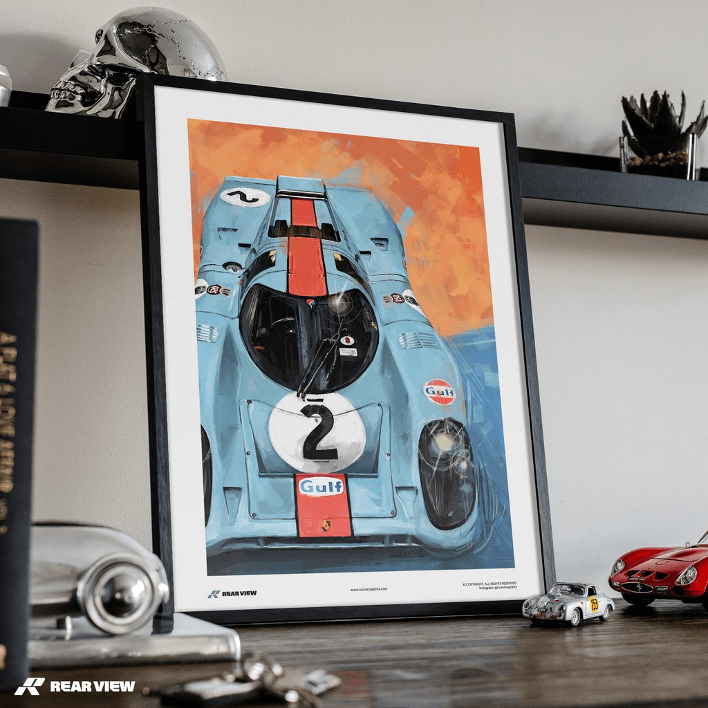 Prototype Blue – 917 Art Print