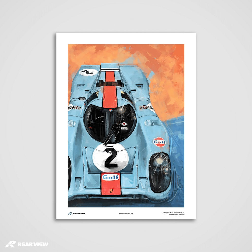 Prototyp Blau – 917 Kunstdruck
