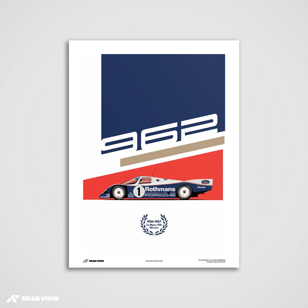 Prototypical Racing – 962 Art Print