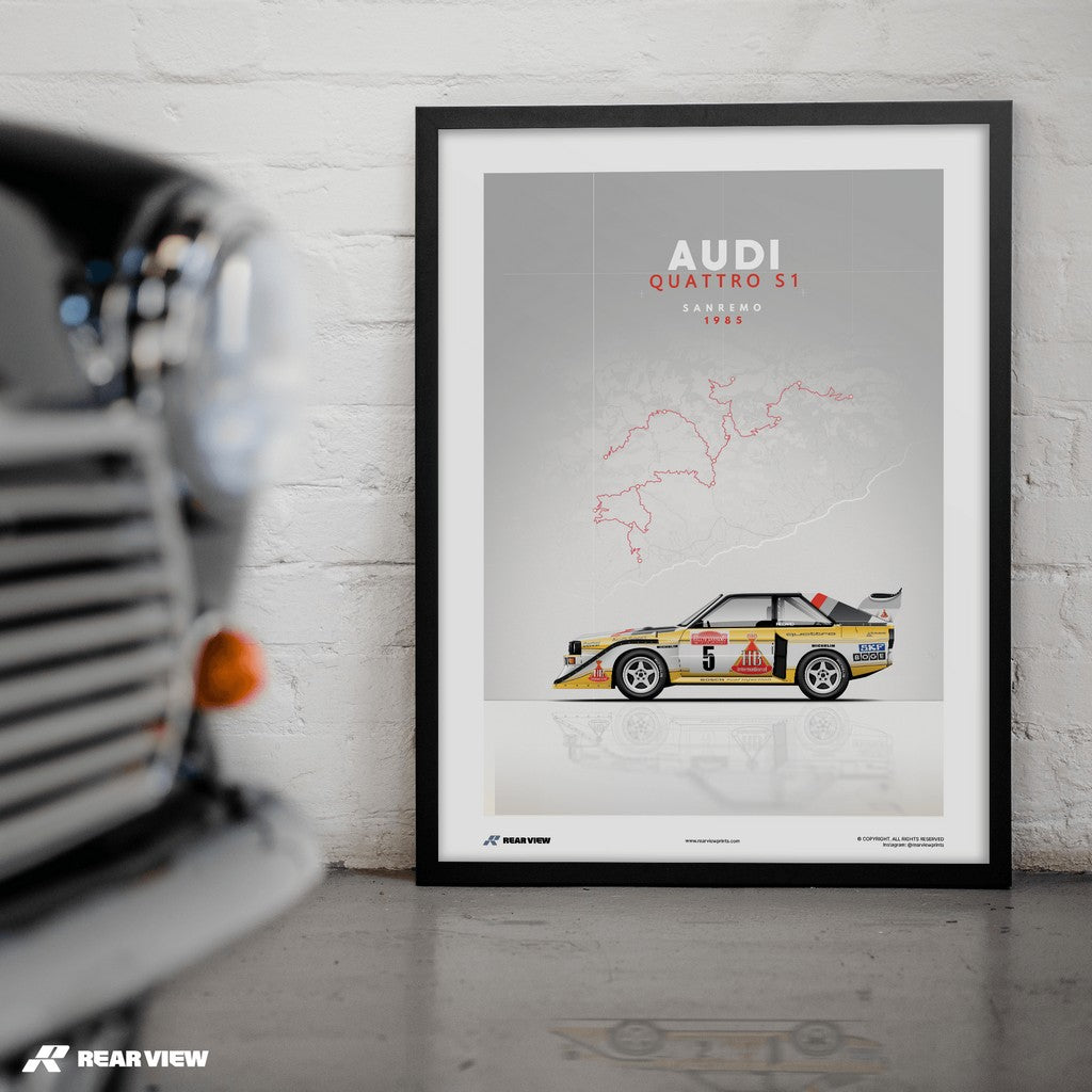 Sanremo Pursuit - Sport Quattro Art Print
