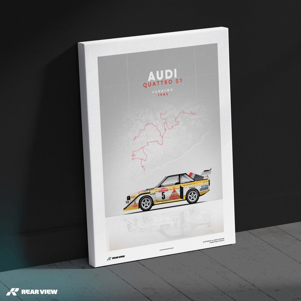Sanremo Pursuit - Sport Quattro Art Print