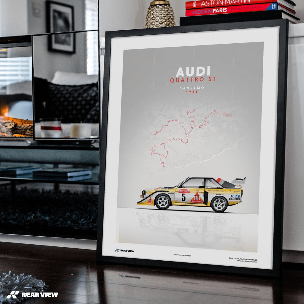 Sanremo Pursuit - Sport Quattro Art Print