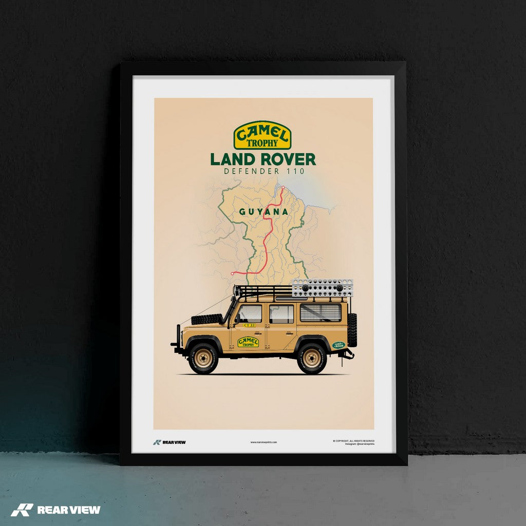 Camel Trophy Champion – Land Rover Kunstdruck