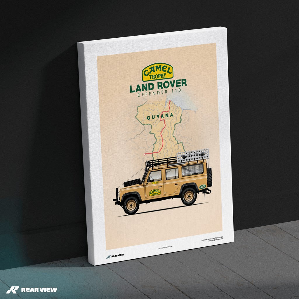 Camel Trophy Champion – Land Rover Kunstdruck