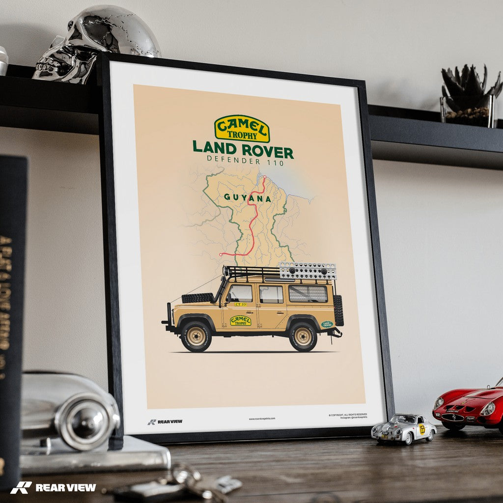 Camel Trophy Champion – Land Rover Kunstdruck