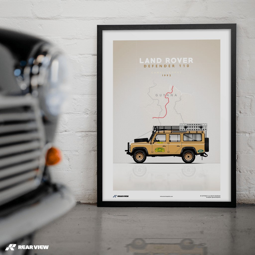 Sand Glow Beast – Land Rover Art Print
